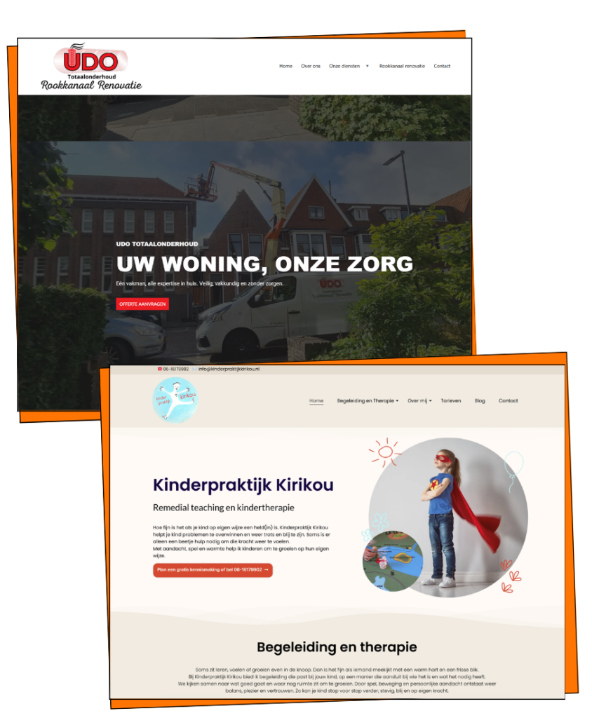 voorbeelden websites
